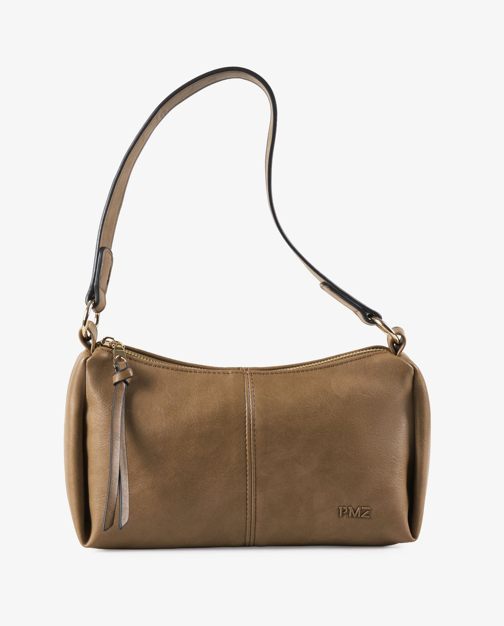 BANDOLERA EFECTO PIEL CAMEL