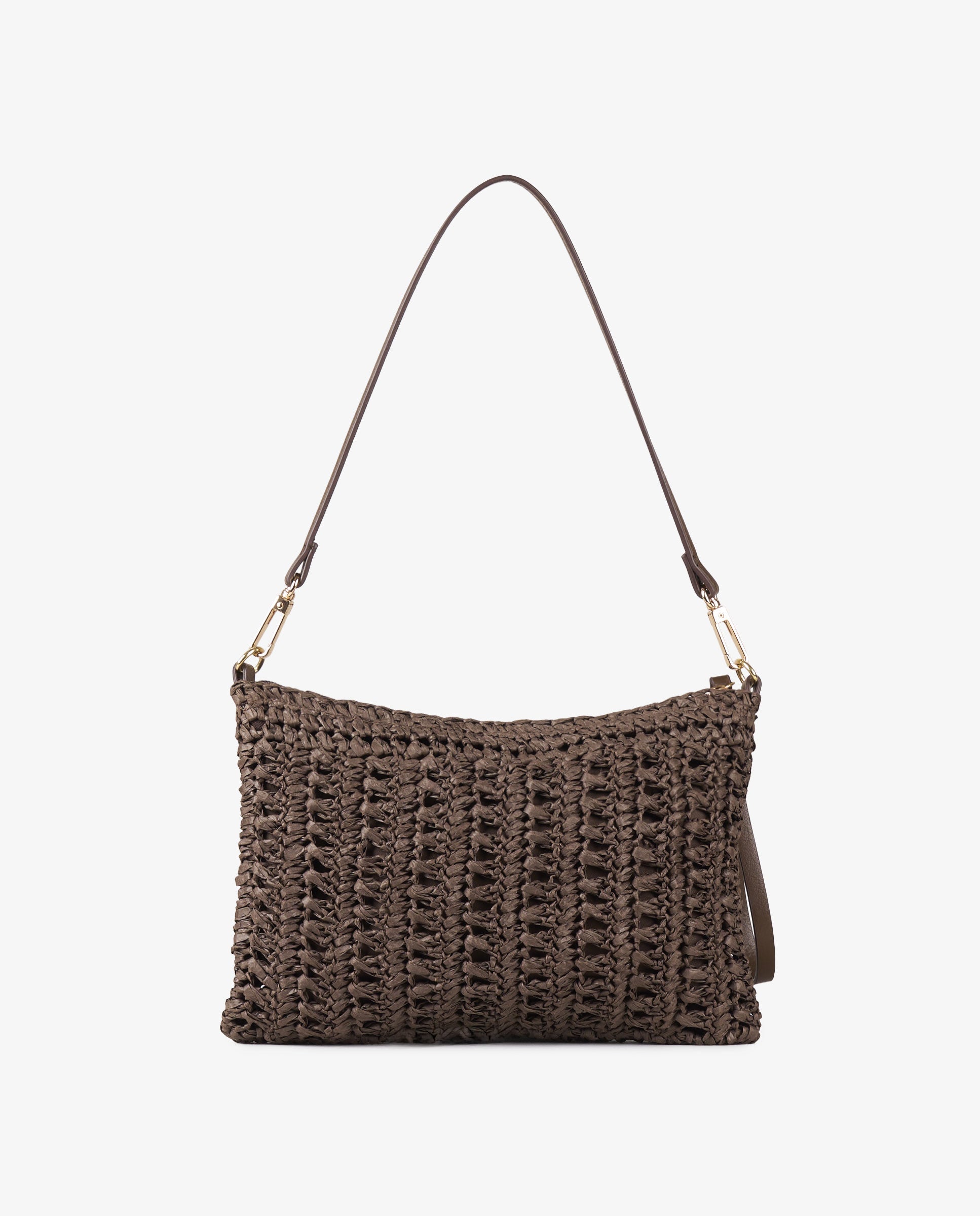 BANDOLERA RAFIA MARRÓN