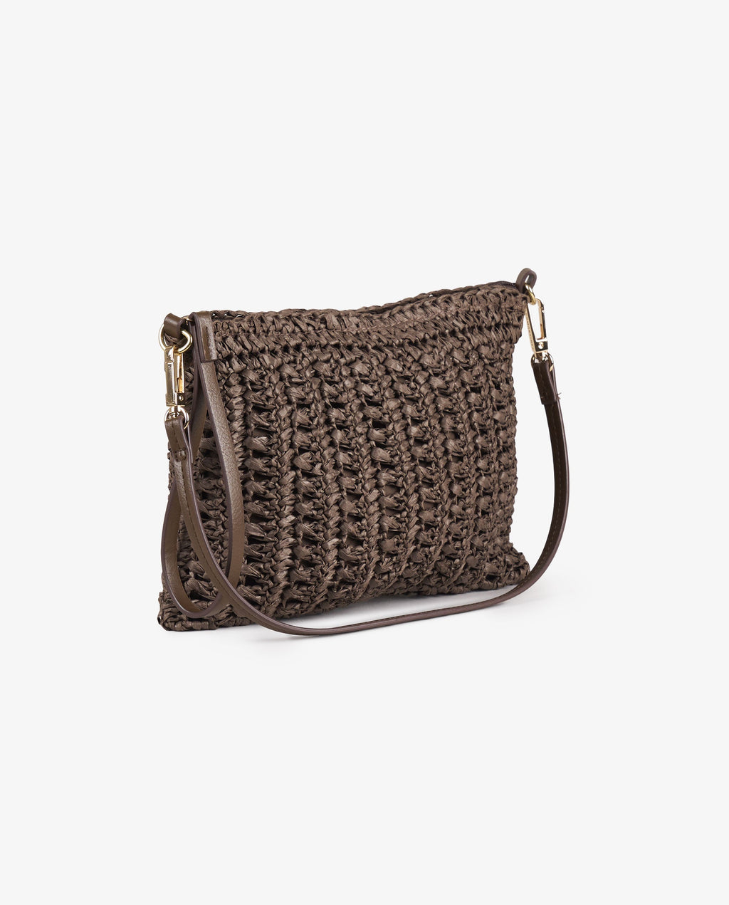 BANDOLERA RAFIA MARRÓN