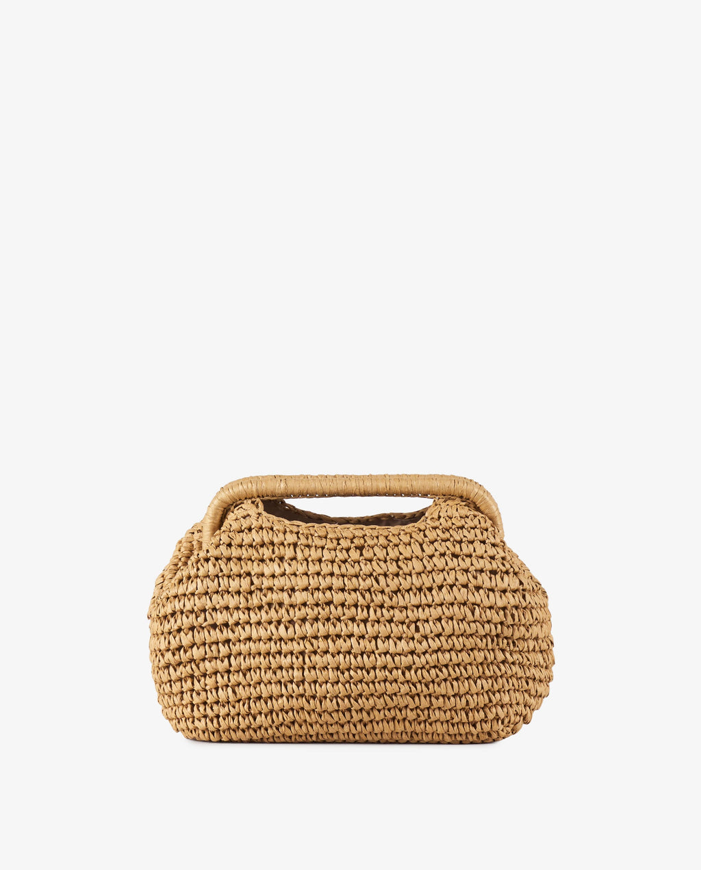 CLUTCH RAFIA NATURAL