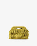 CLUTCH RAFIA VERDE