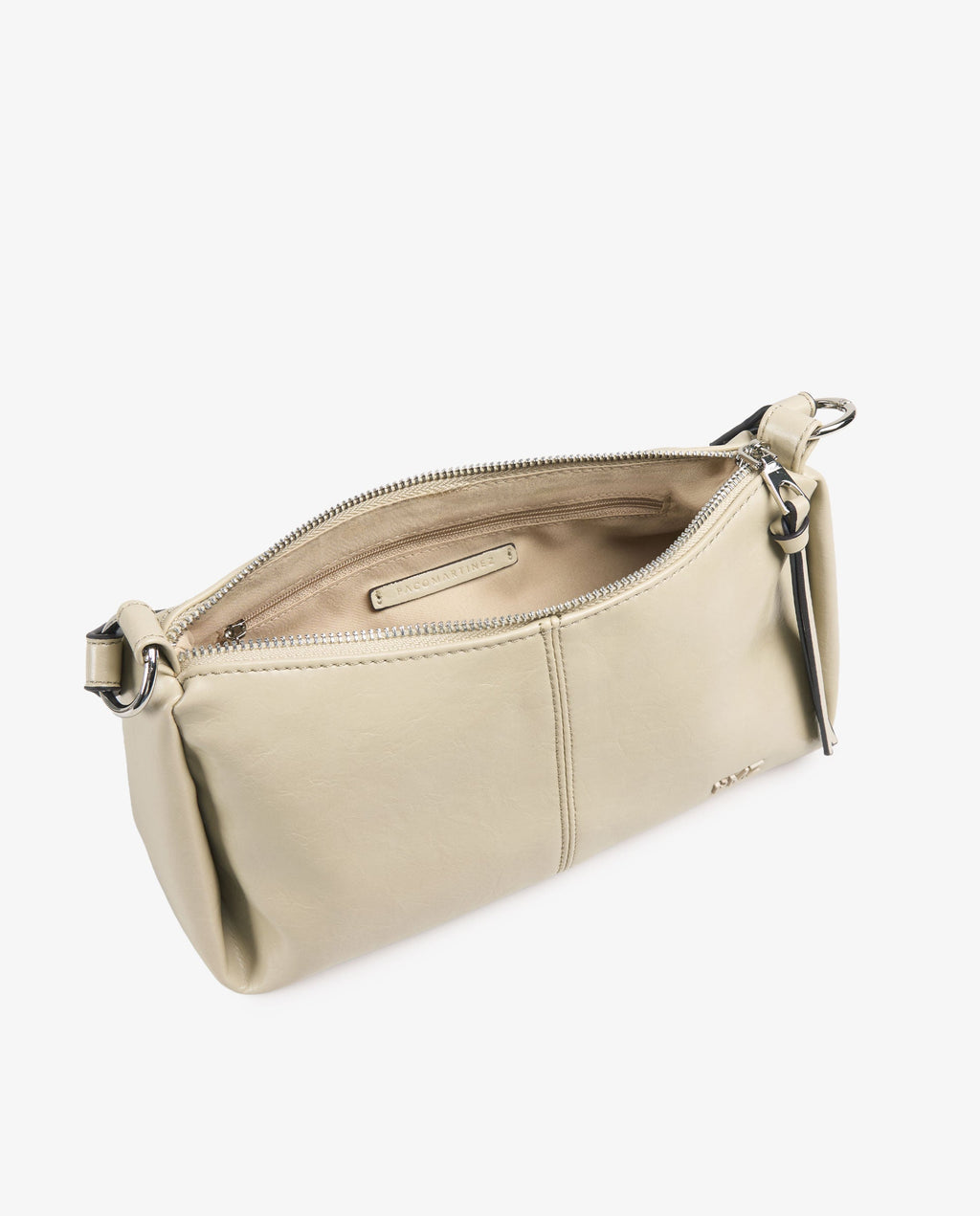BANDOLERA EFECTO PIEL BEIGE