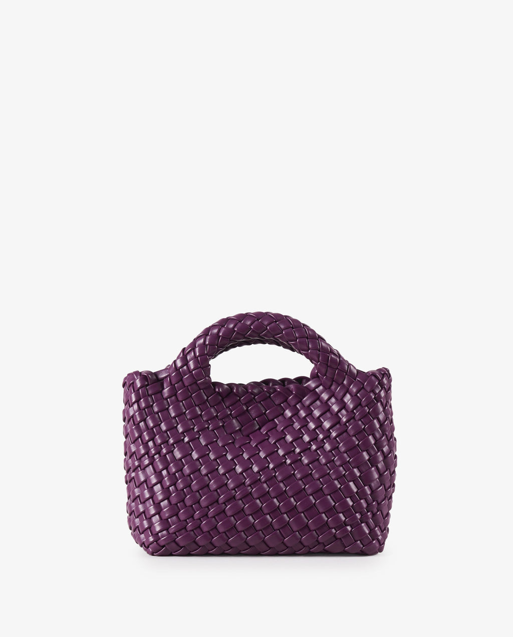 MINI TOTE TRENZADO MORADO