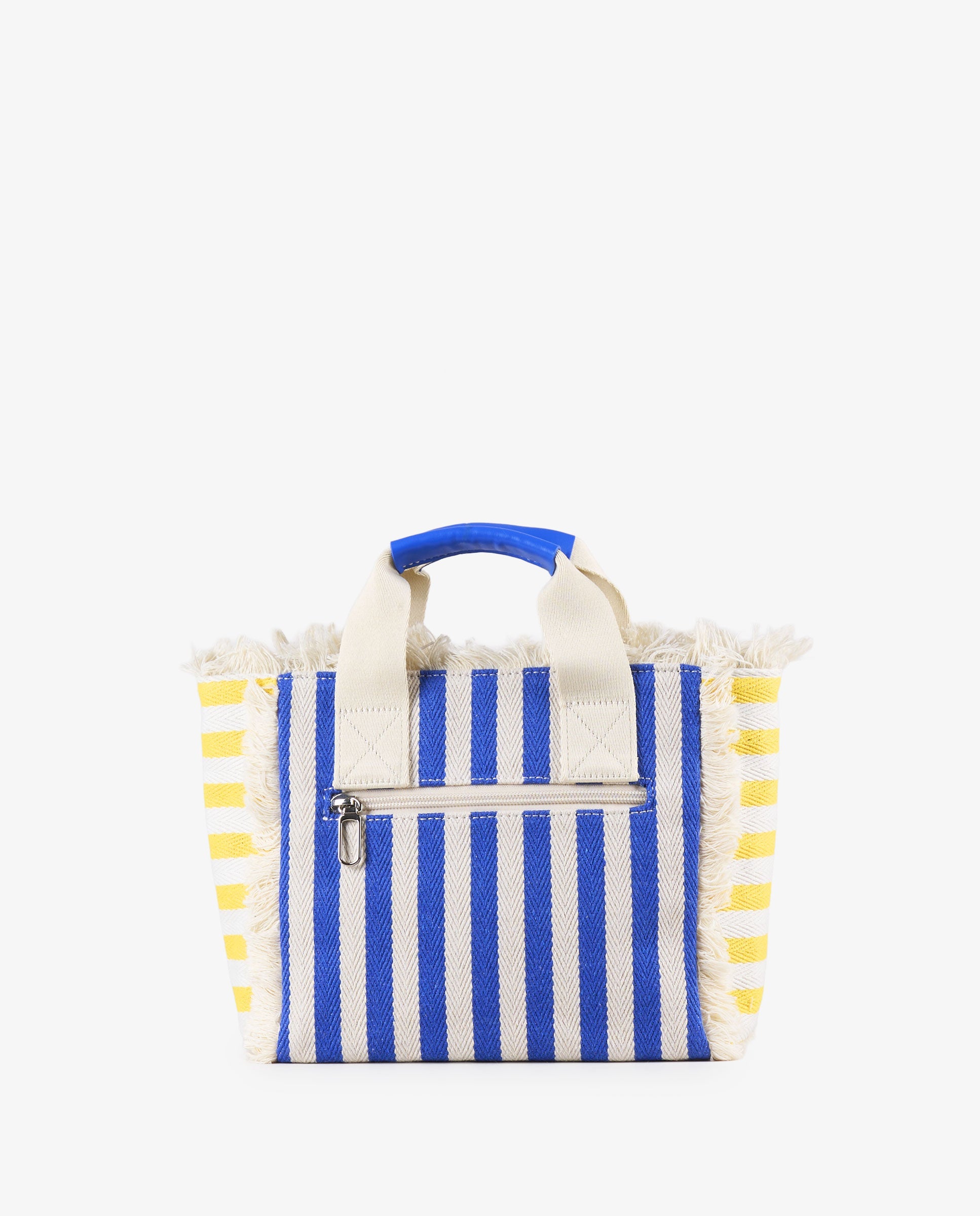 BOLSO RAYAS AZUL