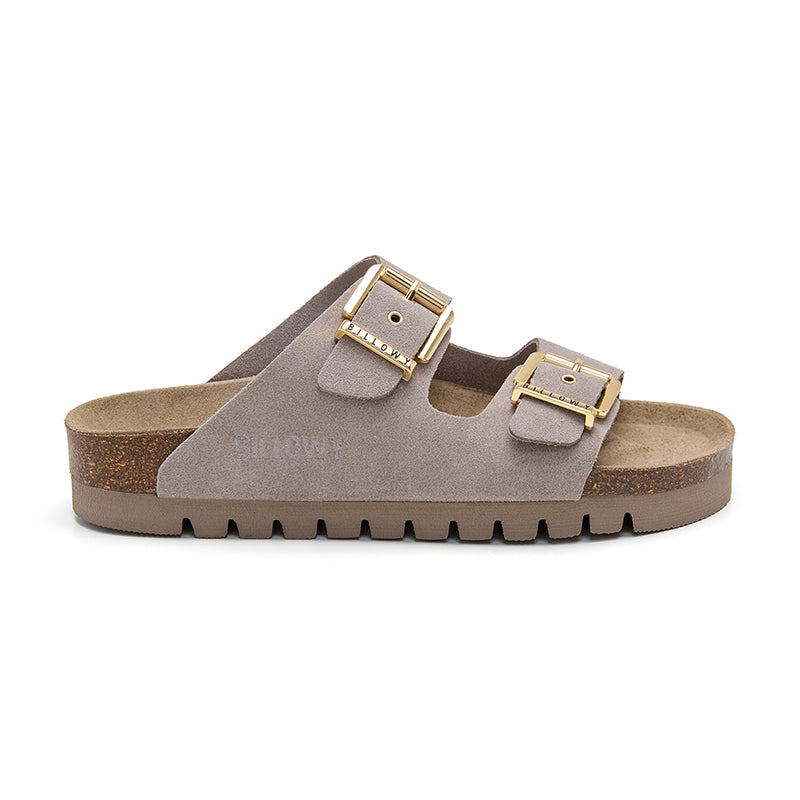 Sandalia Malibú con plataforma para mujer en taupe