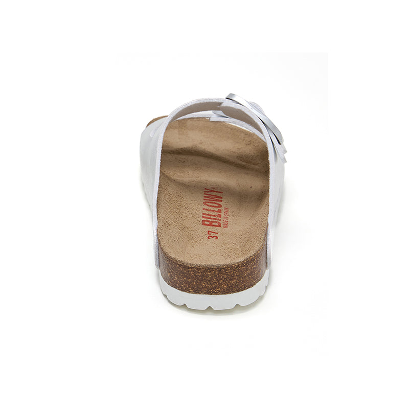 Sandalia Malibú Plateada para Mujer - Brillo y Estilo Veraniego