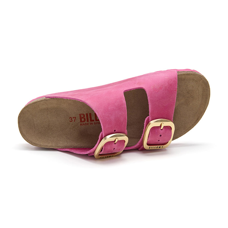 Sandalia Malibú Natural en Magenta Fucsia para Mujer