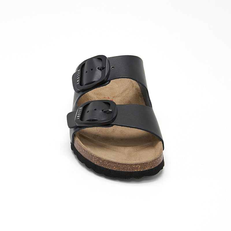 Sandalia Malibú Natural Azabache para Mujer - Elegancia y Comodidad