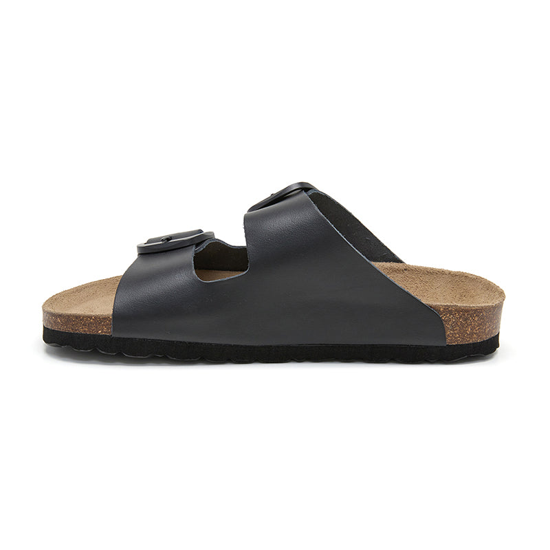 Sandalia Malibú Natural Azabache para Mujer - Elegancia y Comodidad