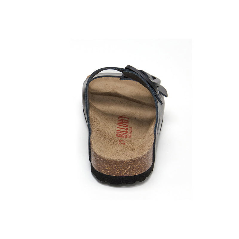 Sandalia Malibú Natural Azabache para Mujer - Elegancia y Comodidad