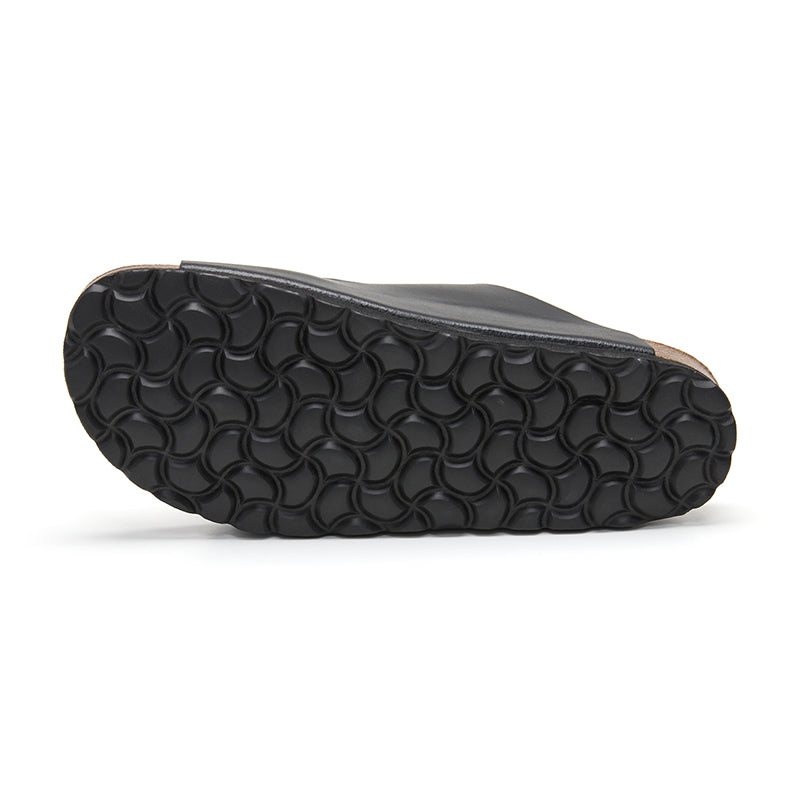 Sandalia Malibú Natural Azabache para Mujer - Elegancia y Comodidad
