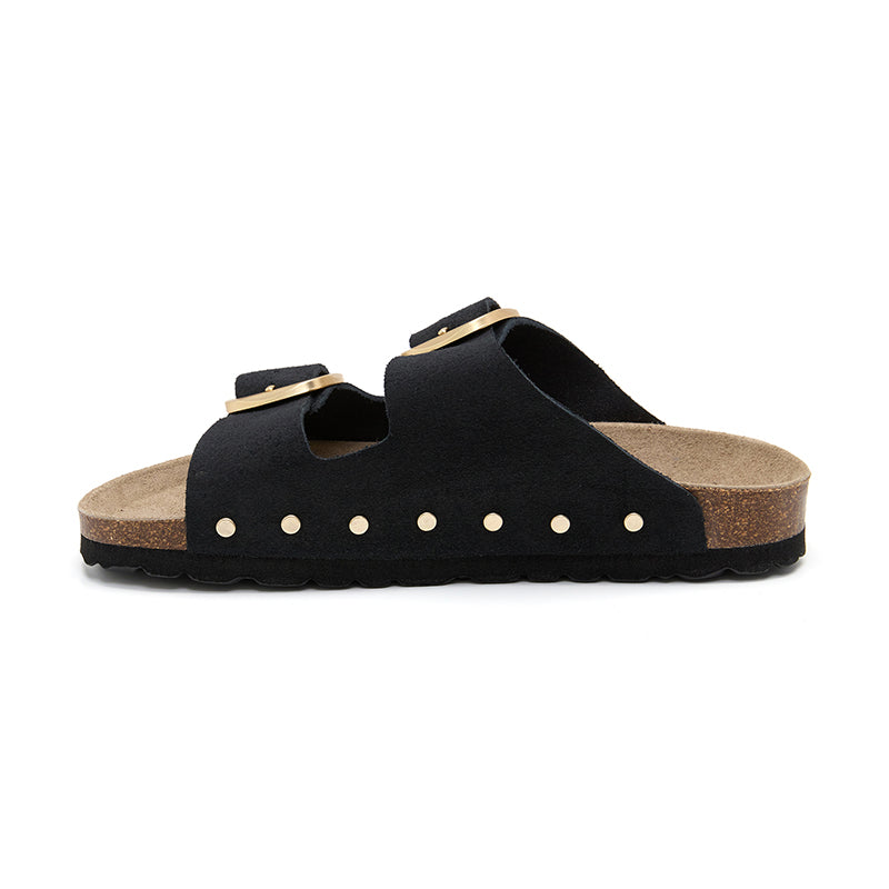 Sandalia Malibú Icon para Mujer - Negro, Estilo Moderno y Comodidad