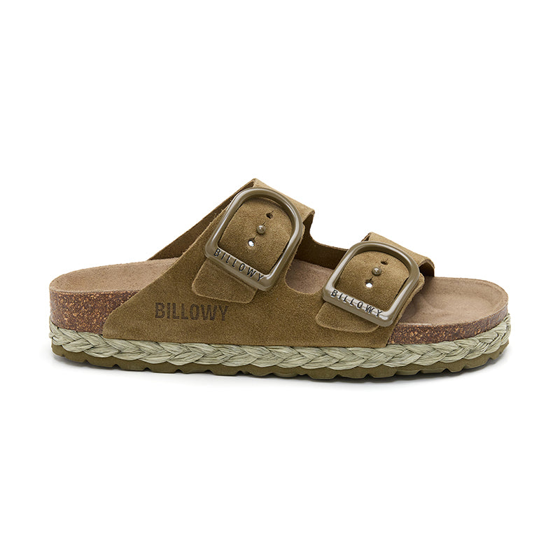 Sandalia Venice para mujer en caqui - Estilo caza
