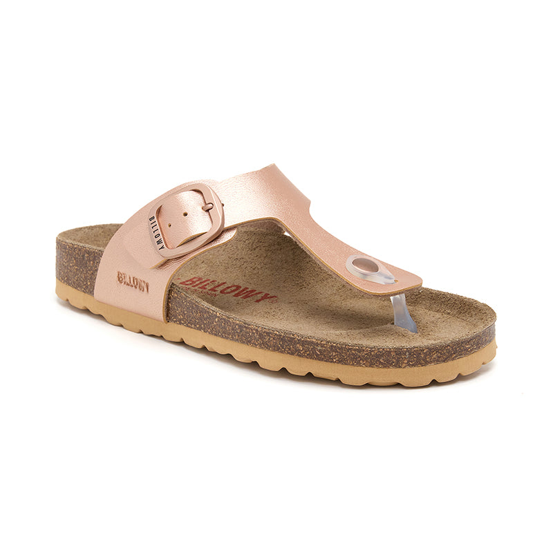 Sandalia Dakota Latón Salmón para Mujer - Estilo y Comodidad