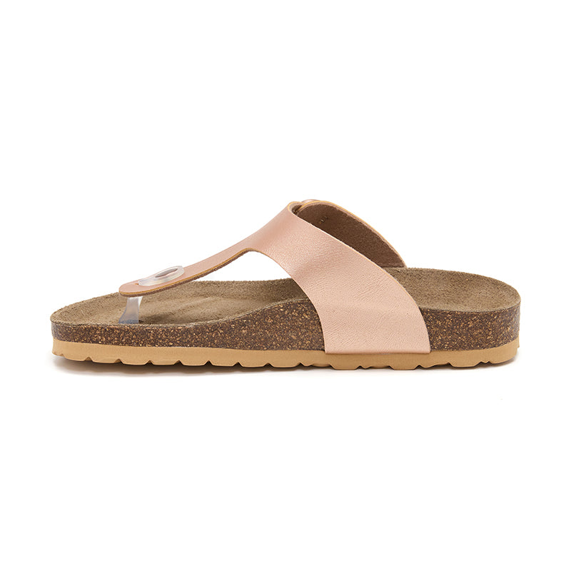 Sandalia Dakota Latón Salmón para Mujer - Estilo y Comodidad