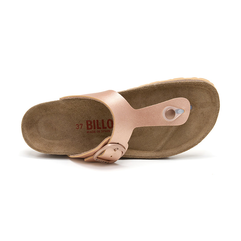 Sandalia Dakota Latón Salmón para Mujer - Estilo y Comodidad