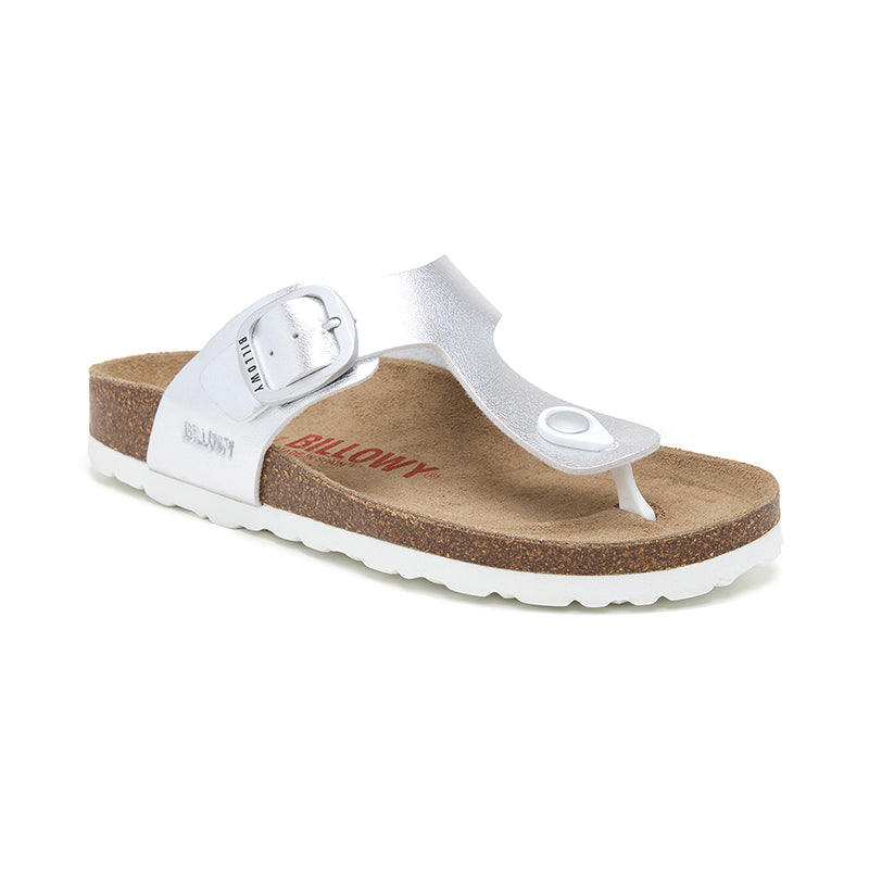 Sandalia Dakota Plateada para Mujer - Estilo y Confort