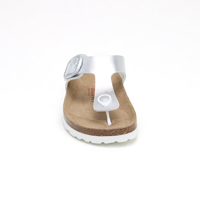 Sandalia Dakota Plateada para Mujer - Estilo y Confort
