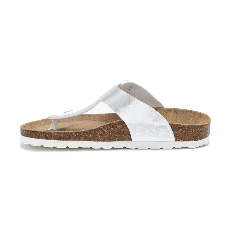 Sandalia Dakota Plateada para Mujer - Estilo y Confort