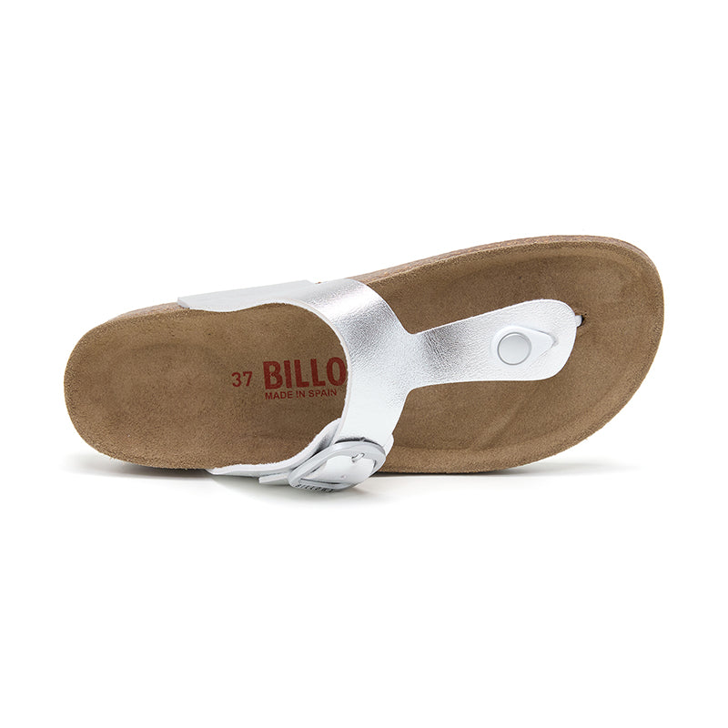 Sandalia Dakota Plateada para Mujer - Estilo y Confort