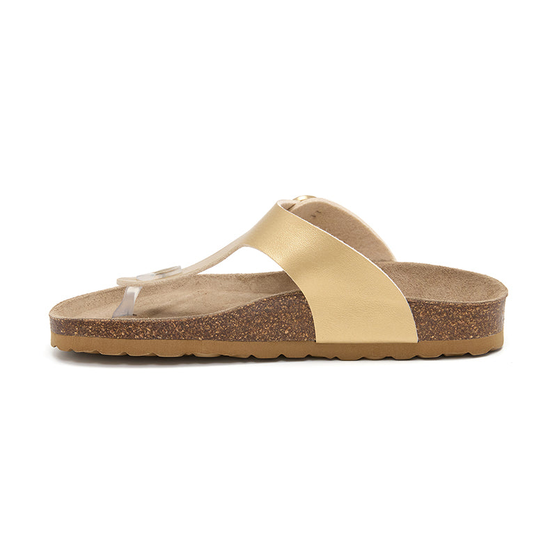 Sandalia Dakota Oro para Mujer - Elegancia en Cada Paso