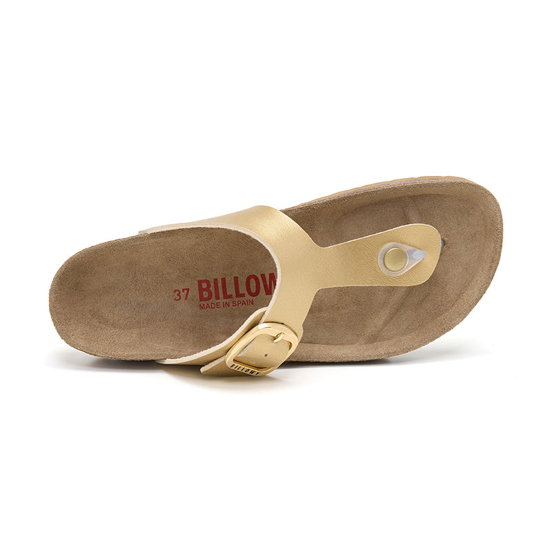 Sandalia Dakota Oro para Mujer - Elegancia en Cada Paso