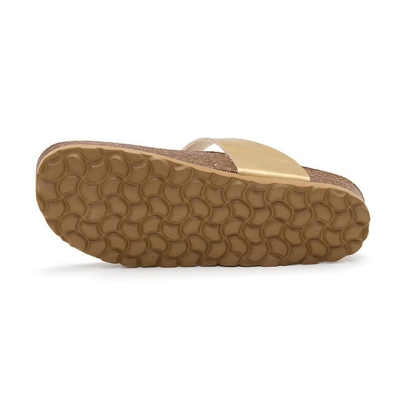 Sandalia Dakota Oro para Mujer - Elegancia en Cada Paso