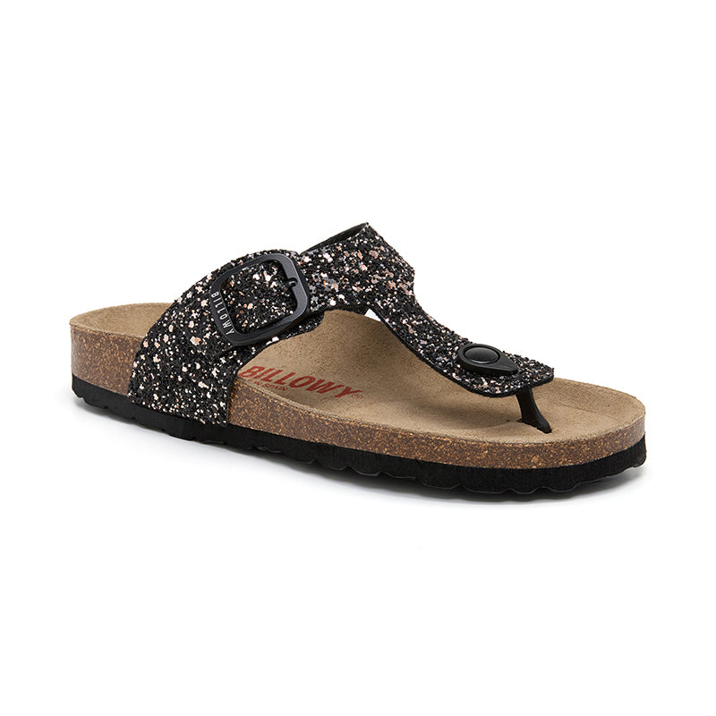 Dakota Sandalia para Mujer en Cobre y Negro