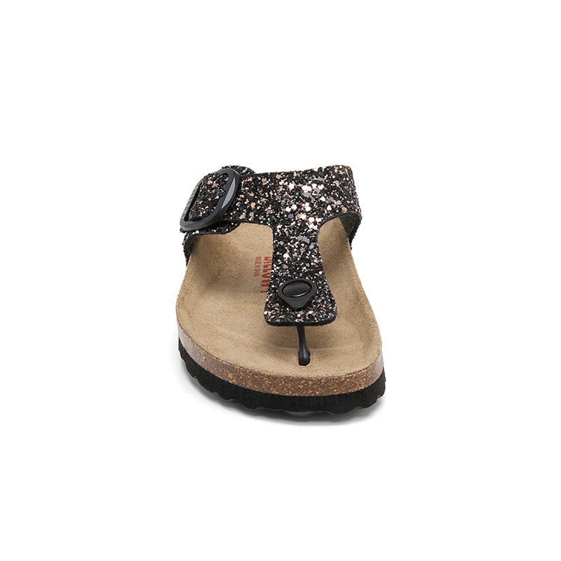 Dakota Sandalia para Mujer en Cobre y Negro
