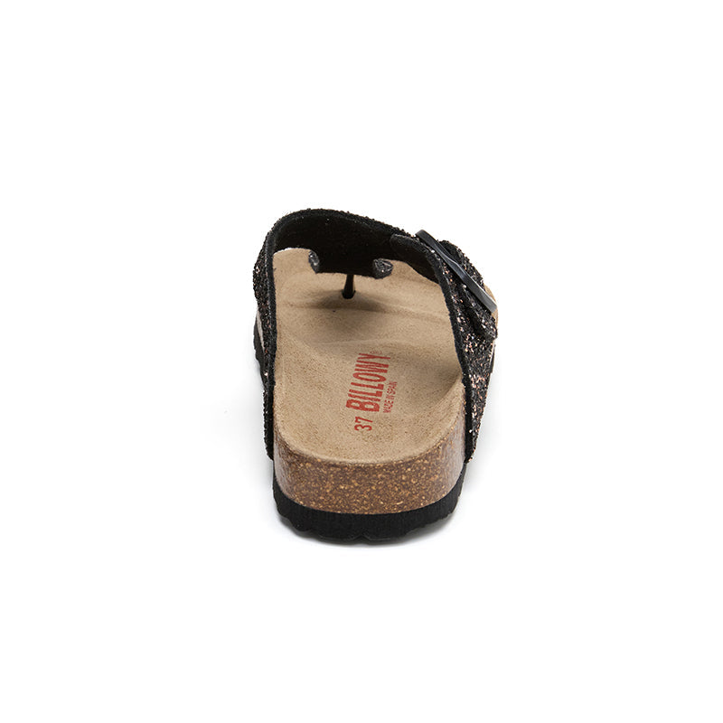 Dakota Sandalia para Mujer en Cobre y Negro