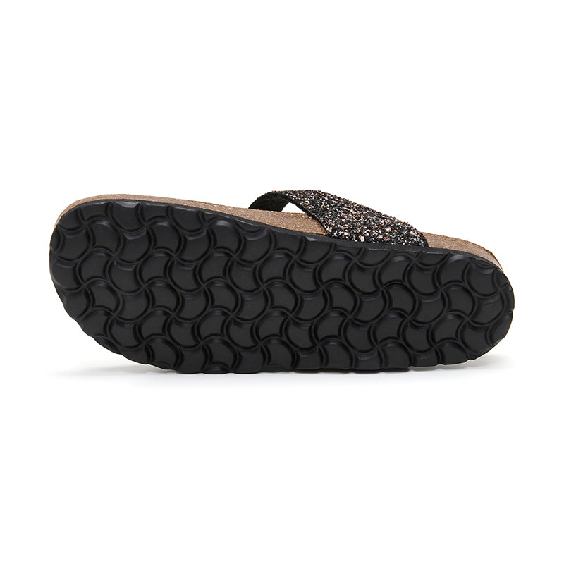 Dakota Sandalia para Mujer en Cobre y Negro