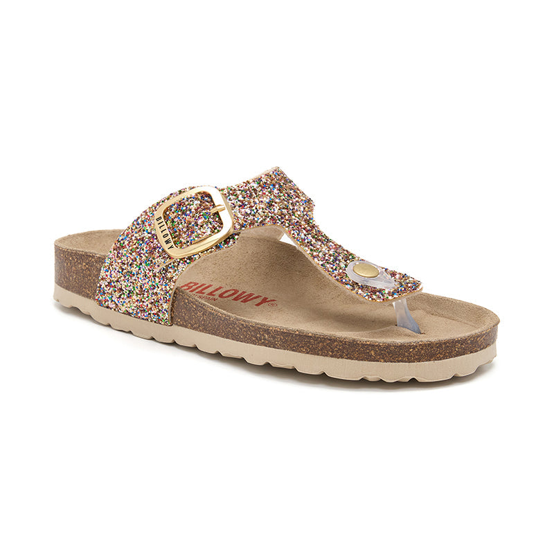 Sandalia Dakota Dorada para Mujer - Estilo y Brillo