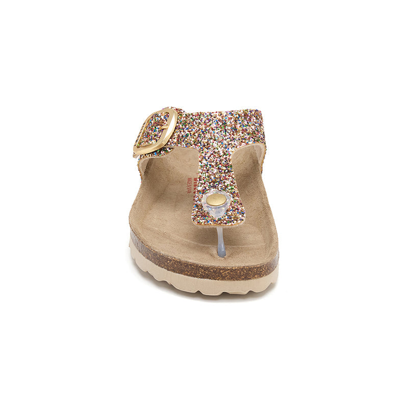 Sandalia Dakota Dorada para Mujer - Estilo y Brillo