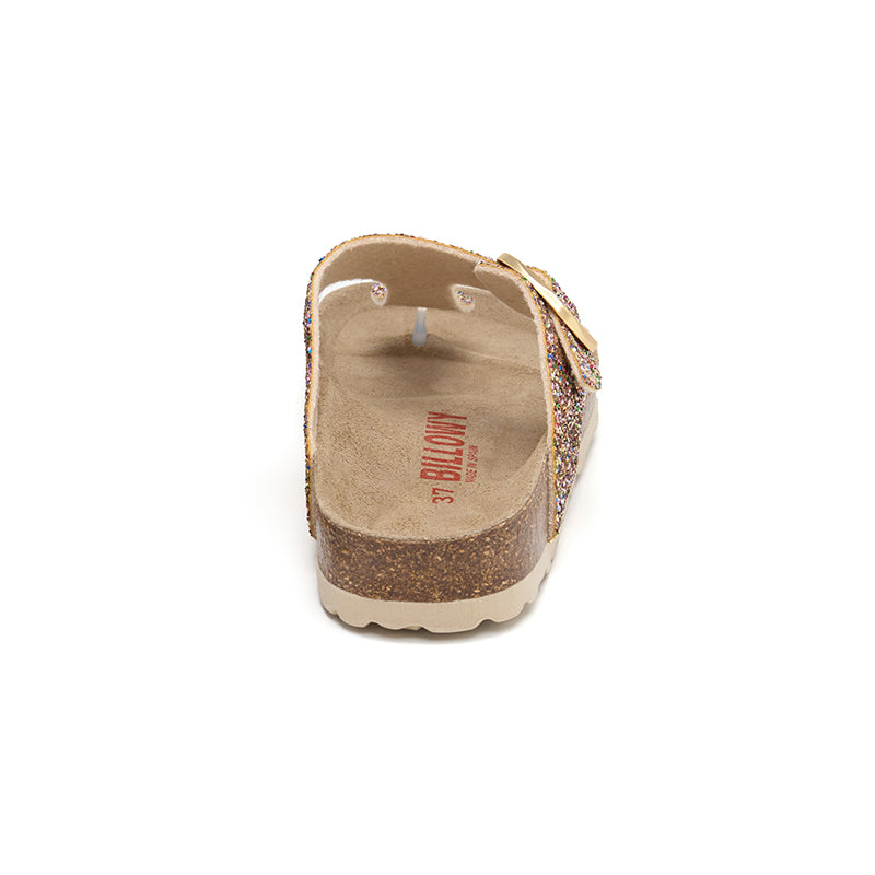 Sandalia Dakota Dorada para Mujer - Estilo y Brillo
