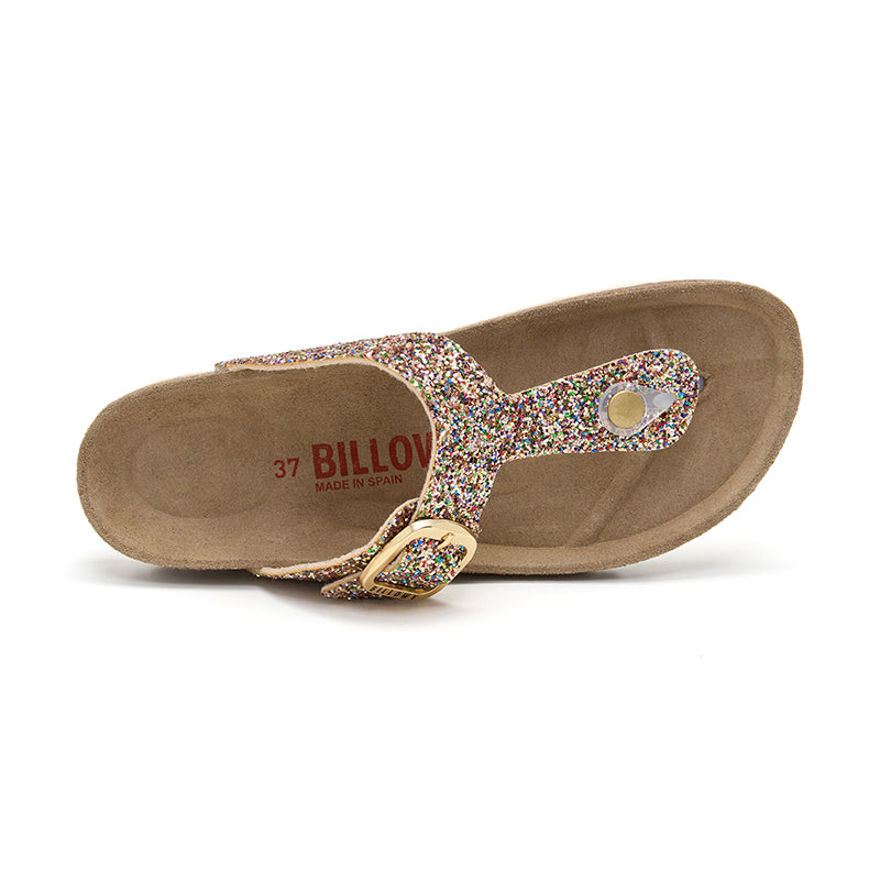 Sandalia Dakota Dorada para Mujer - Estilo y Brillo