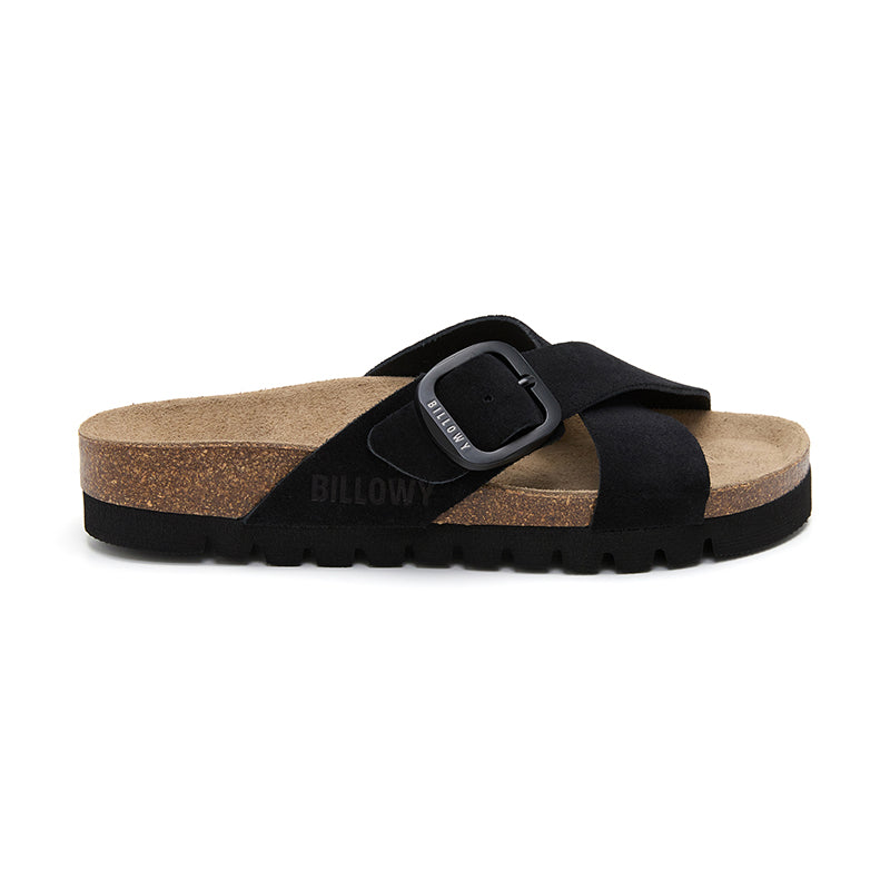 Sandalia Golden Bay negra para mujer - estilo y comodidad