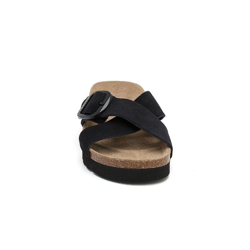 Sandalia Golden Bay negra para mujer - estilo y comodidad
