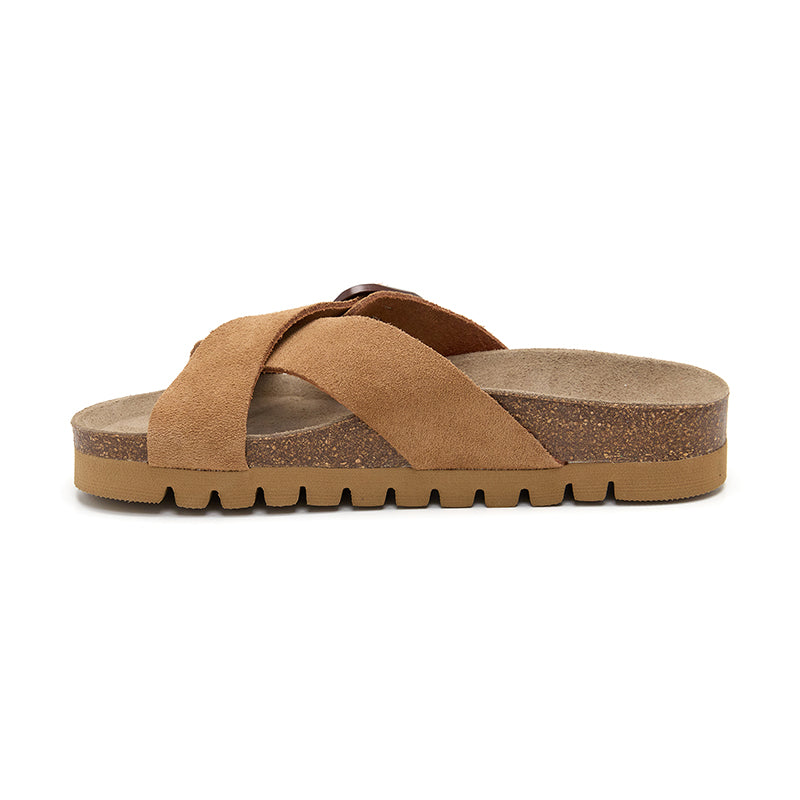 Sandalia de Cuero para Mujer Golden Bay - Estilo y Comodidad