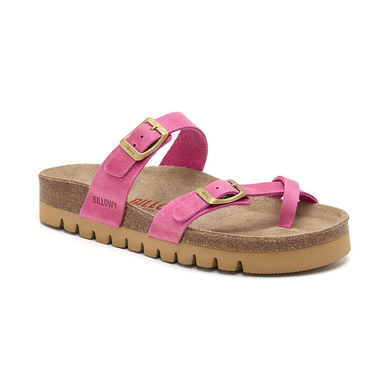 Sandalia Nashville Magenta para Mujer - Estilo Vibrante y Cómoda