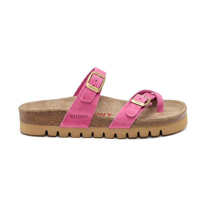Sandalia Nashville Magenta para Mujer - Estilo Vibrante y Cómoda