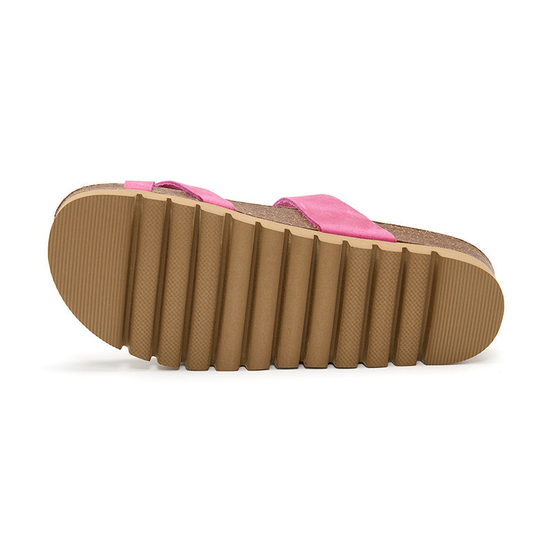 Sandalia Nashville Magenta para Mujer - Estilo Vibrante y Cómoda