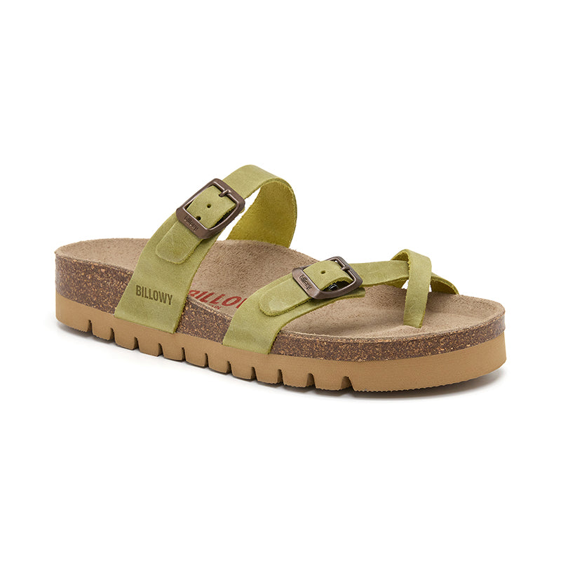 Sandalia Nashville Verde para Mujer – Cómoda y a la Moda