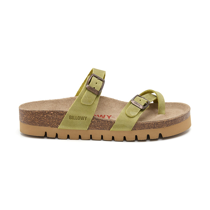 Sandalia Nashville Verde para Mujer – Cómoda y a la Moda