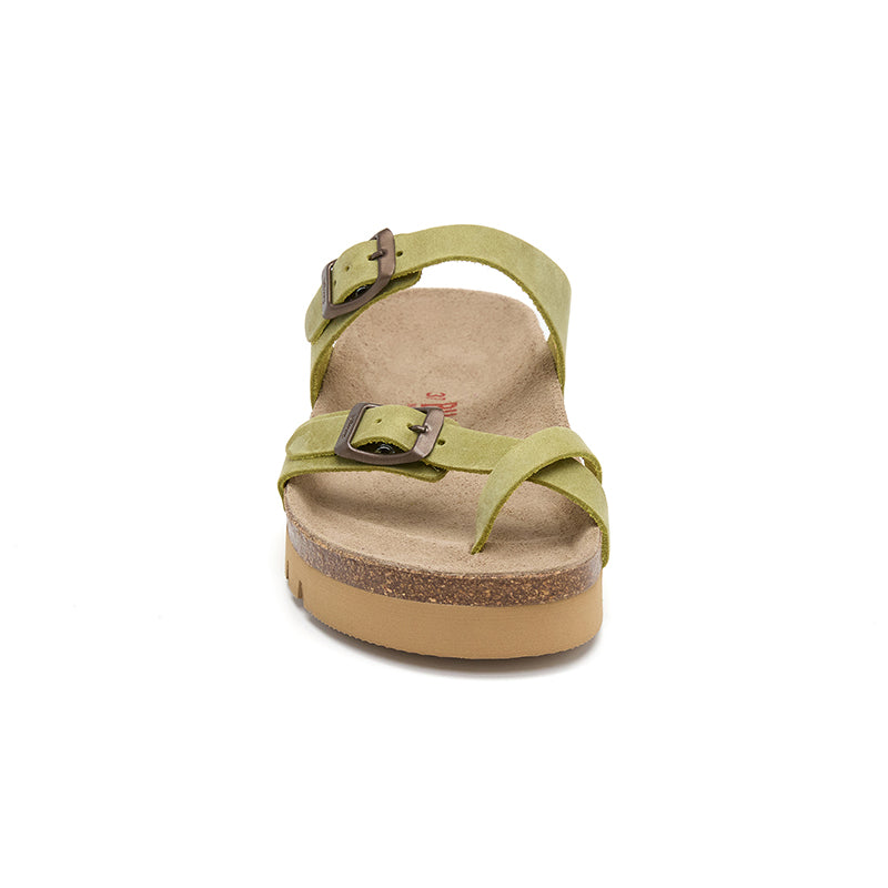 Sandalia Nashville Verde para Mujer – Cómoda y a la Moda