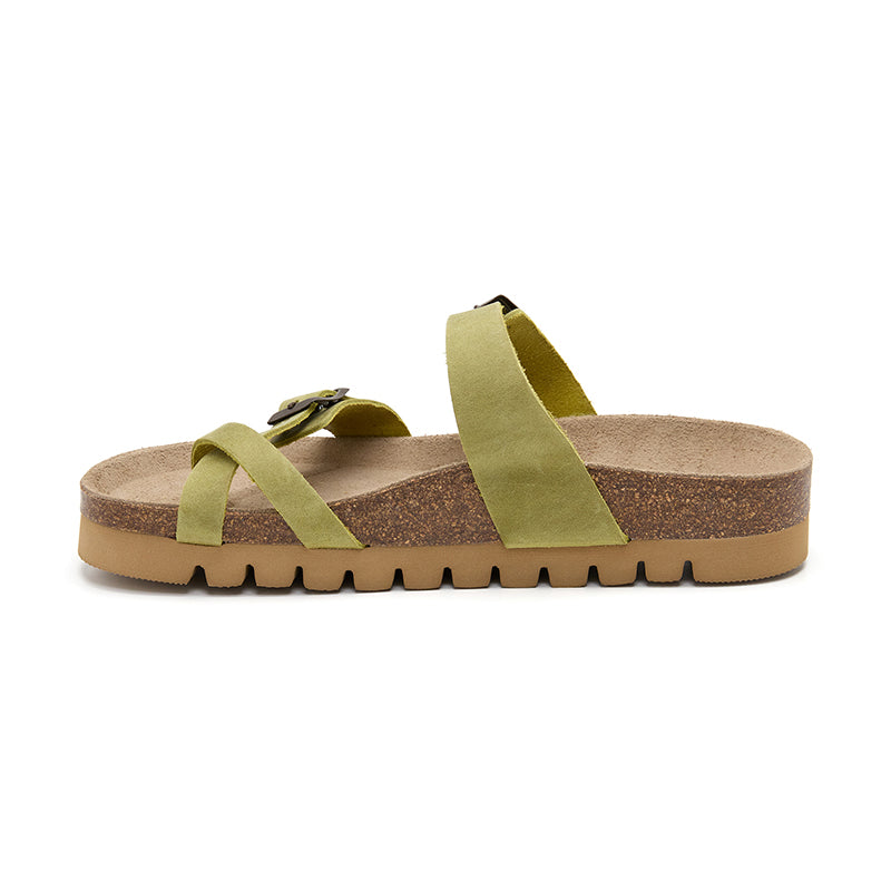 Sandalia Nashville Verde para Mujer – Cómoda y a la Moda