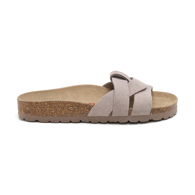 Sandalia Monterey para Mujer - Taupe y Marrón, Estilo y Comodidad