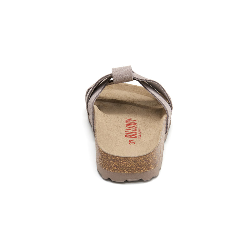 Sandalia Monterey para Mujer - Taupe y Marrón, Estilo y Comodidad