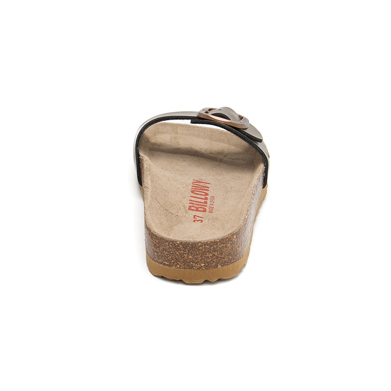 Sandalia Santa Monica para Mujer – Bronce y Marrón, Estilo Moderno y Cómoda