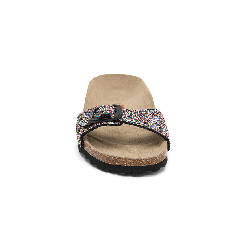 Sandalia Santa Monica para Mujer - Multicolor y Negro