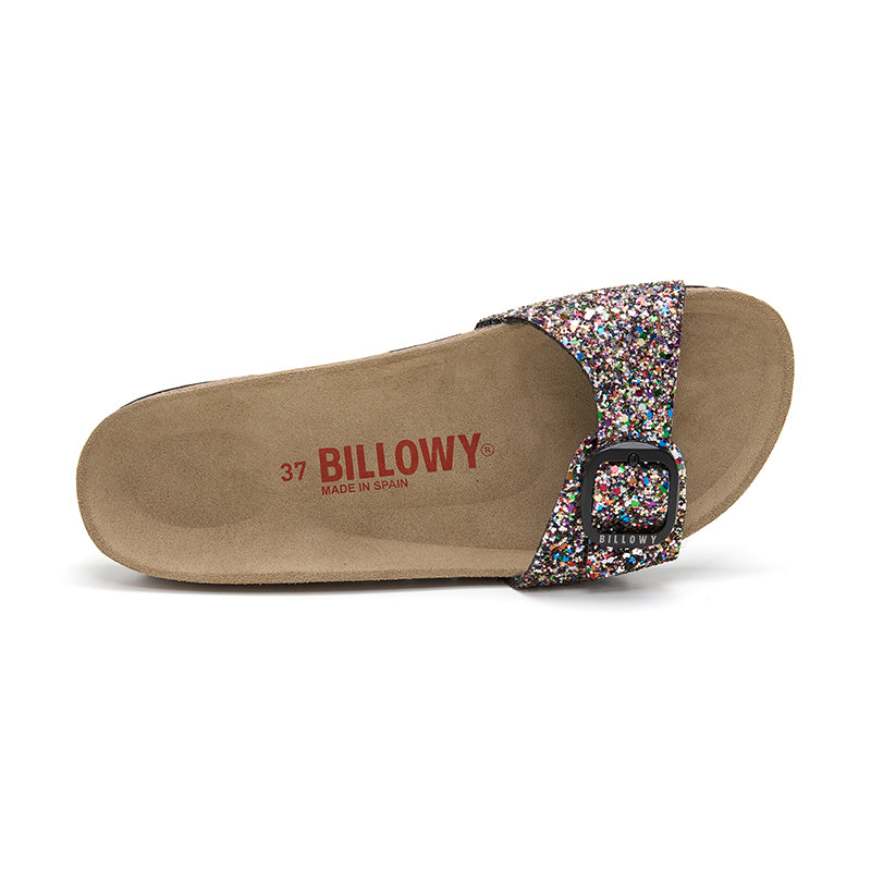 Sandalia Santa Monica para Mujer - Multicolor y Negro